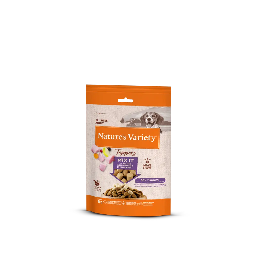 NATURE'S VARIETY FREEZE DRIED TOPPER TURKEY