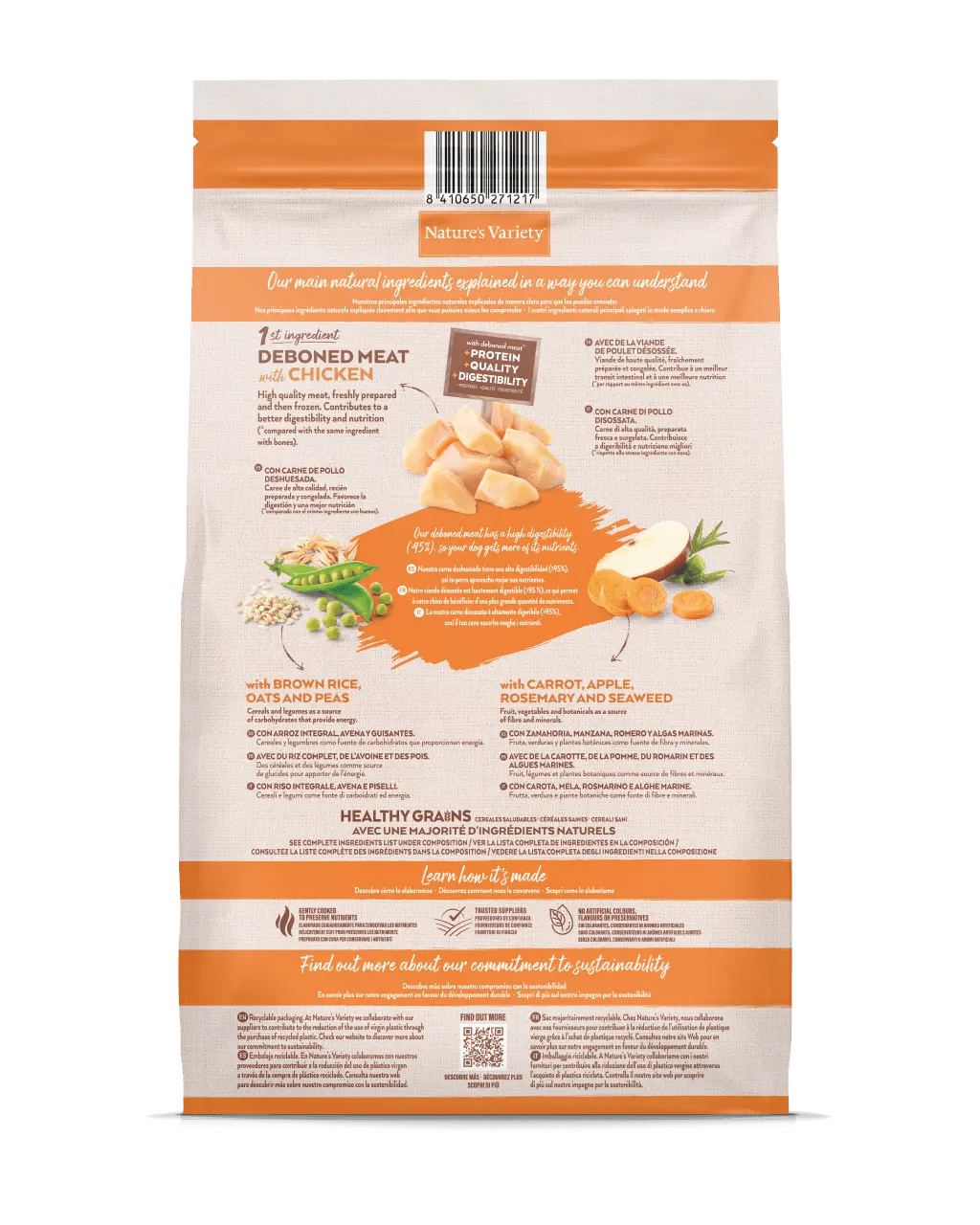 HEALTHY GRAIN ADULT MED/MAXI FRANGO