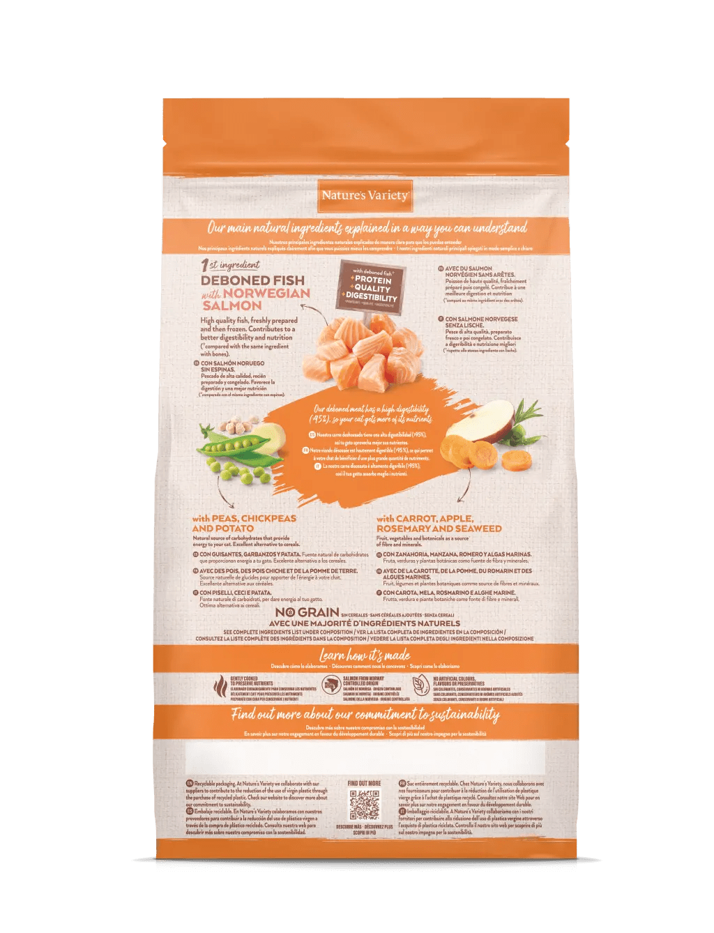 NO GRAIN STERILIZED SALMÓN NORUEGO