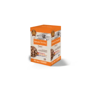 Comida humeda para perros de pollo y carne de res Amalias Nutra 85 gr Caja  * 60 und