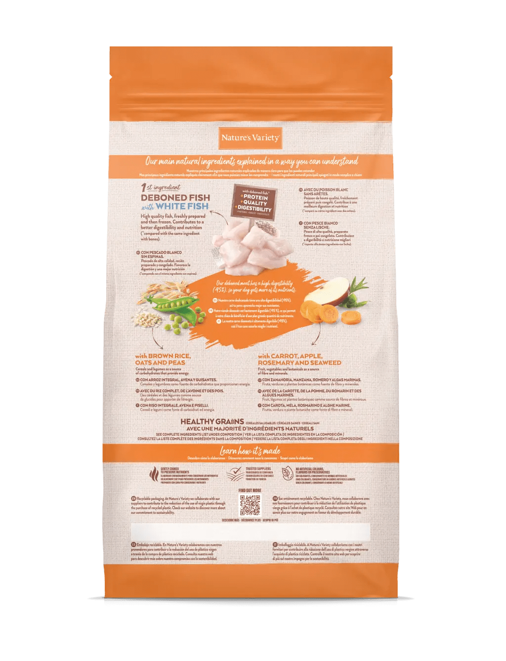 HEALTHY GRAIN ADULT MED/MAXI PEIXE BRANCO