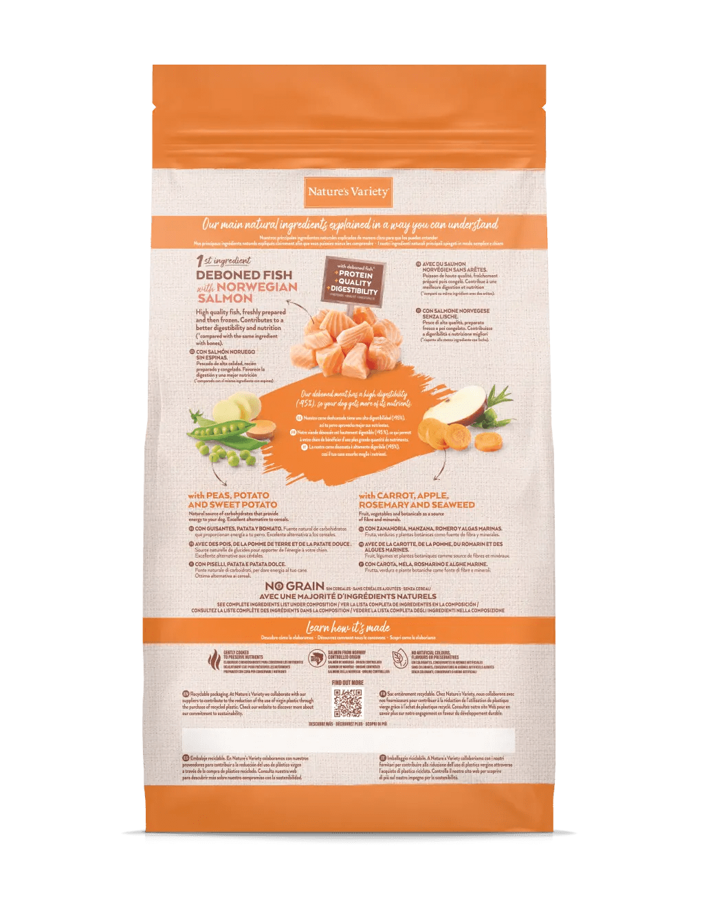 NO GRAIN ADULT MED/MAXI NORWEGIAN SALMON