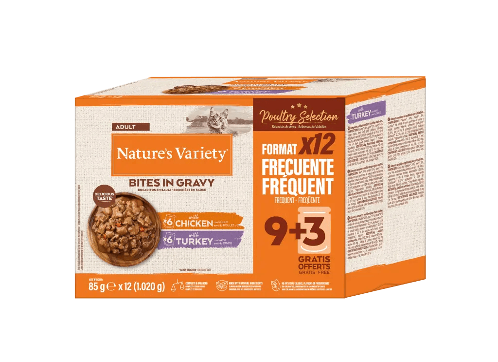Pedaços envolvidos em molho Multipack